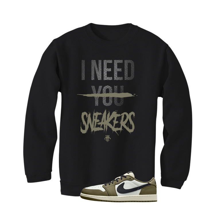 Air Jordan 1 Low OG Medium Olive Matching T-Shirt product image 4