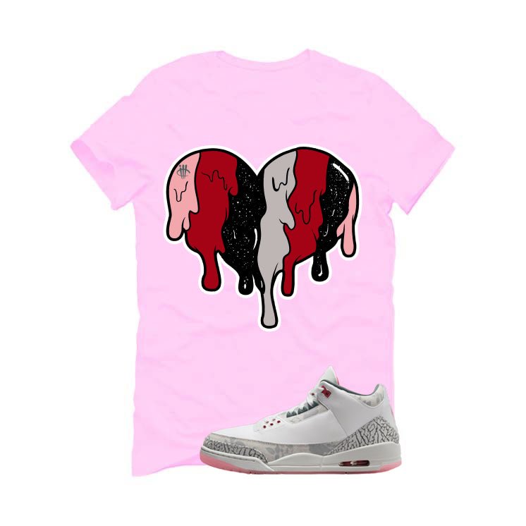 Air Jordan 3 Wings Pink T-Shirt (Heart)| illcurrency product image 2