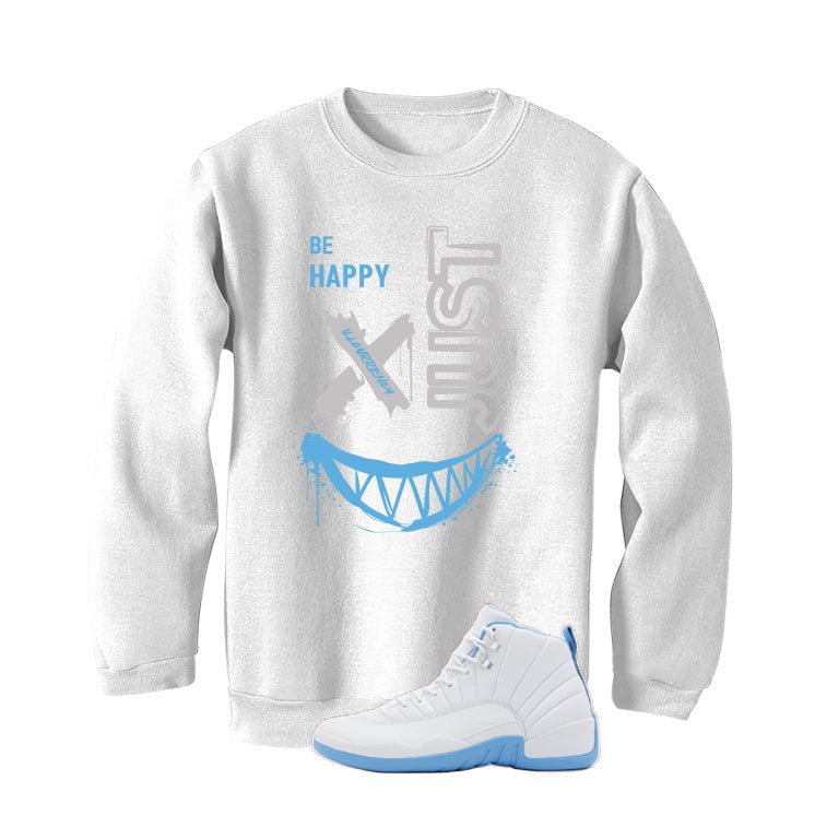 Air Jordan 12 Melo White T-Shirt (Be Happy)| illcurrency product image 4