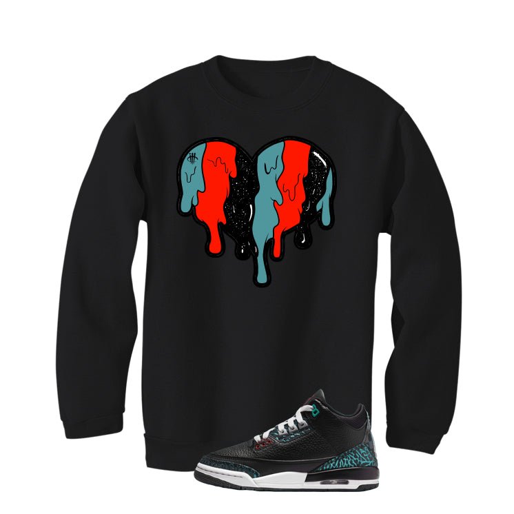 Air Jordan 3 GS Moto Black T-Shirt (Heart)| illcurrency product image 4