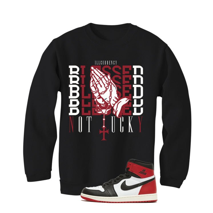 Air Jordan 1 High OG Black Toe Reimagined T-Shirt (Blessed product image 4