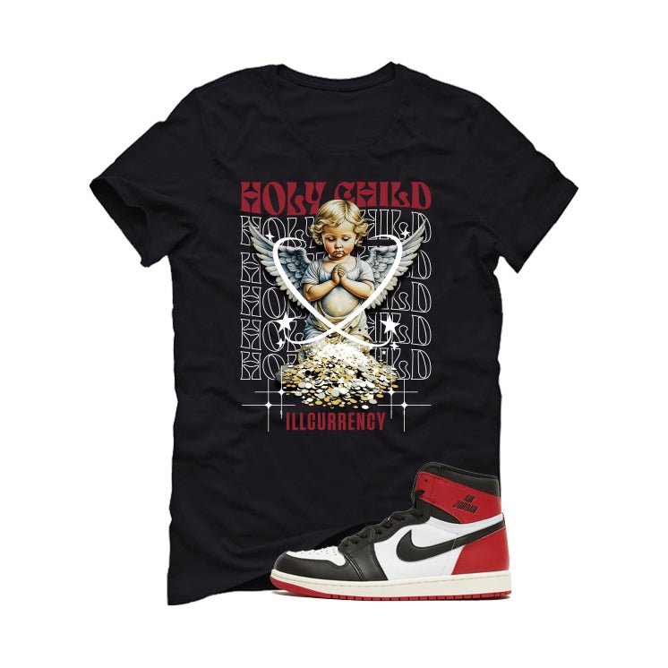Air Jordan 1 High OG Black Toe Reimagined T-Shirt (Holy product image 2