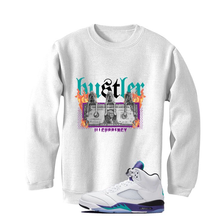 Air Jordan 5 OG Grape White T-Shirt (See No Evil Hustler) product image 4