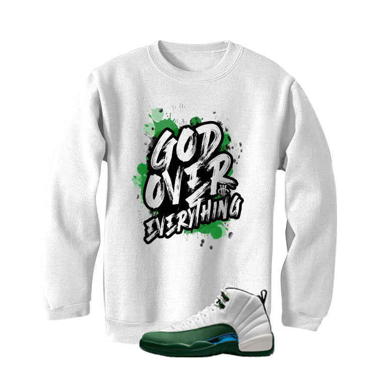 Air Jordan 12 Bucks Matching T-Shirt God Over Everything product image 4