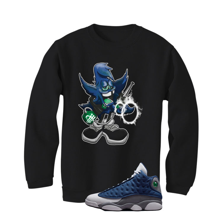 Air Jordan 13 Flint Black T-Shirt (Bad Weed)| illcurrency product image 4