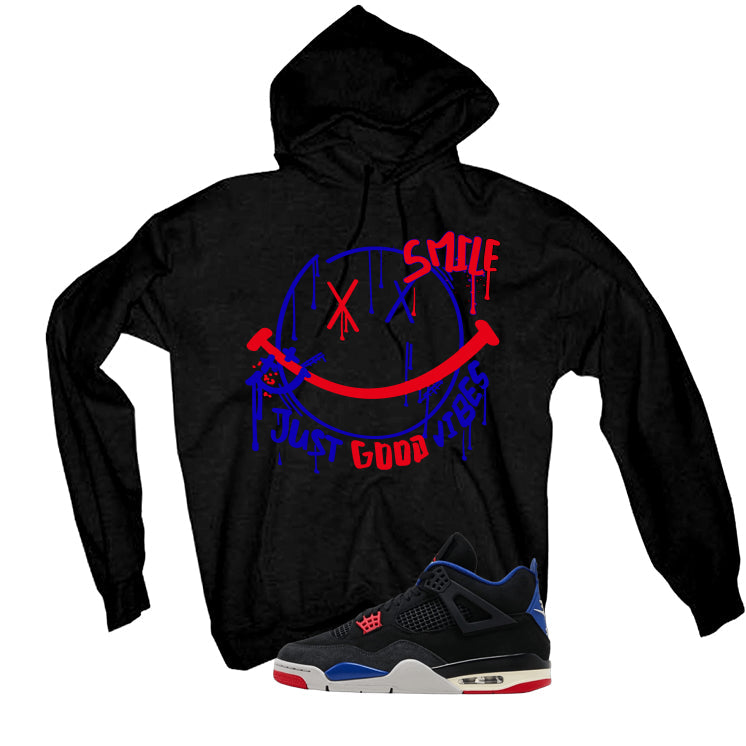 Air Jordan 4 Rare Black T-Shirt (Smile)| illcurrency product image 3