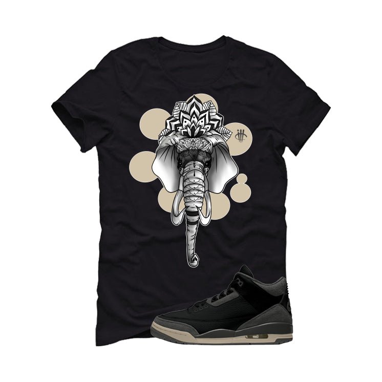 A Ma Maniere x Air Jordan 3 Black T-Shirt (Elephant) product image 2