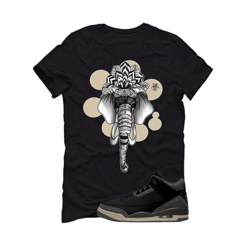 A Ma Maniere x Air Jordan 3 Black T-Shirt (Elephant) product image 2
