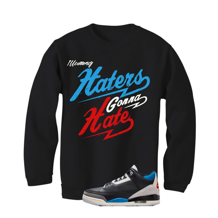 Air Jordan 3 OG Rare Black T-Shirt (Haters gonna hate) product image 4