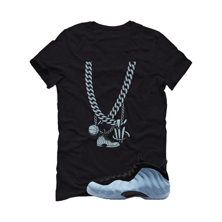 Nike Air Foamposite One Psychic Blue Black T-Shirt (Foam product image 2