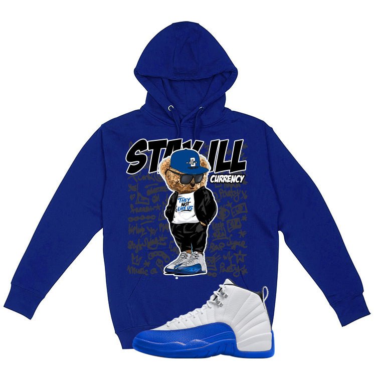 Air Jordan 12 Blueberry Royal Blue T-Shirt (Stay ill Bear) product image 3