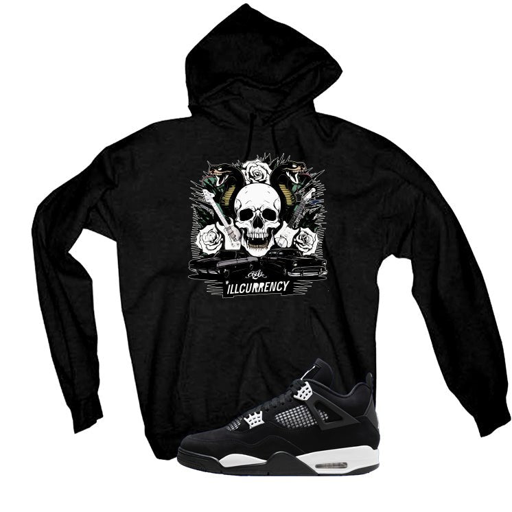 Air Jordan 4 White Thunder Black T-Shirt (Vintage product image 3
