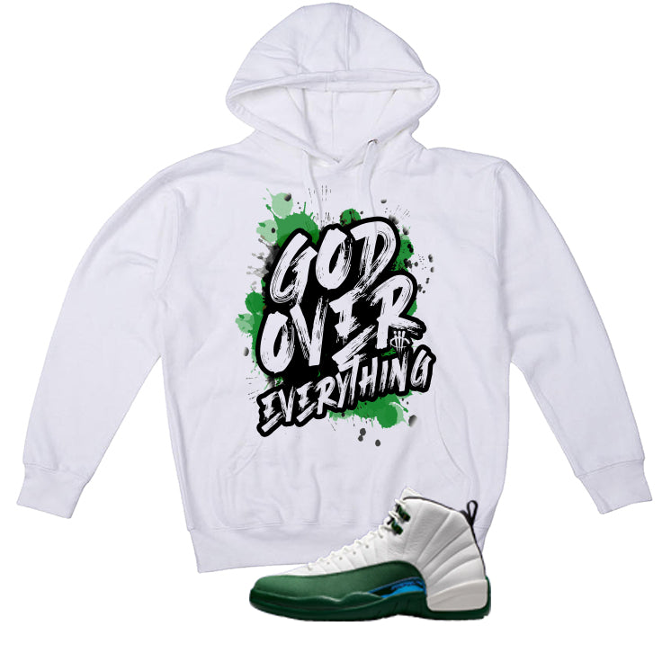 Air Jordan 12 Bucks Matching T-Shirt God Over Everything product image 3