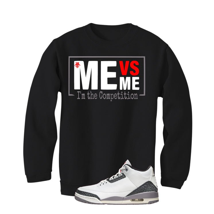 Air Jordan 3 Cement Grey Black T-Shirt (Me vs Me) product image 4