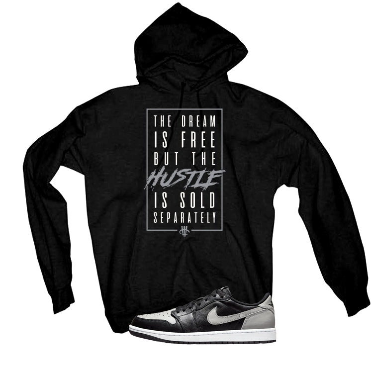 Air Jordan 1 Low OG Shadow Black T-Shirt (DREAM IS FREE) product image 3