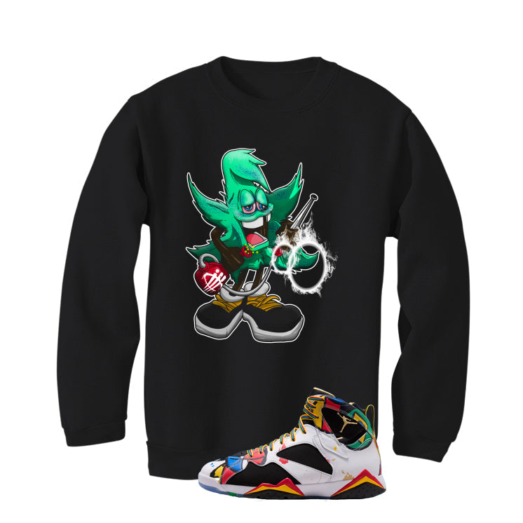 Air Jordan 7 Miro Matching T-Shirt Black (Bad Weed) product image 4