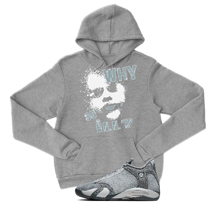 Air Jordan 14 “Flint Grey” | illcurrency T-Shirt (WHY SO product image 3