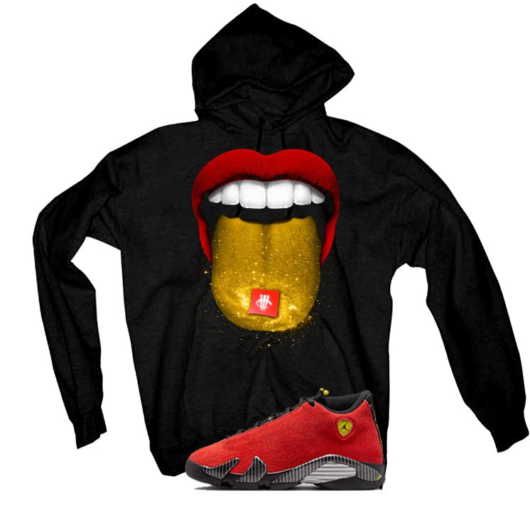 Air Jordan 14 Ferrari Black T-Shirt (Trippin)| illcurrency product image 3