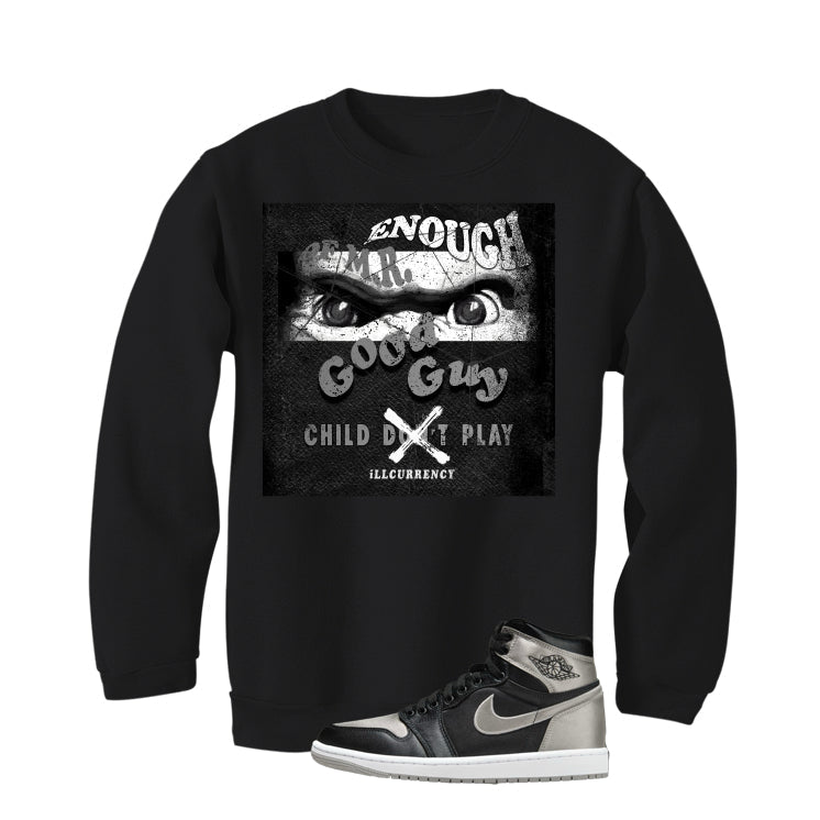 Air Jordan 1 High OG WMNS Satin Shadow Black T-Shirt product image 4