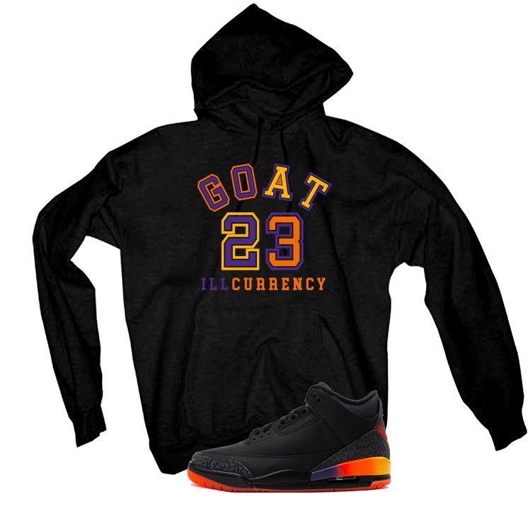 J Balvin x Air Jordan 3 Rio Black T-Shirt (GOAT 23) product image 3