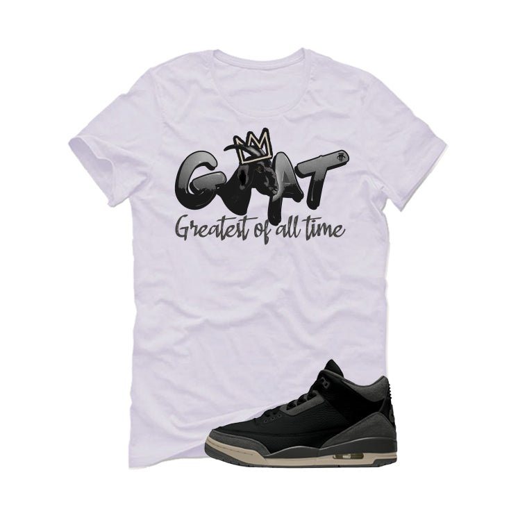 A Ma Maniere x Air Jordan 3 Black White T-Shirt (Goat) product image 2
