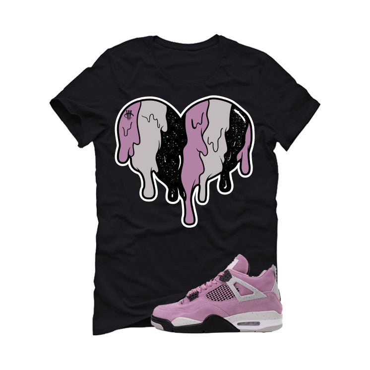 Air Jordan 4 WMNS Orchid Black T-Shirt (Heart)| illcurrency product image 2