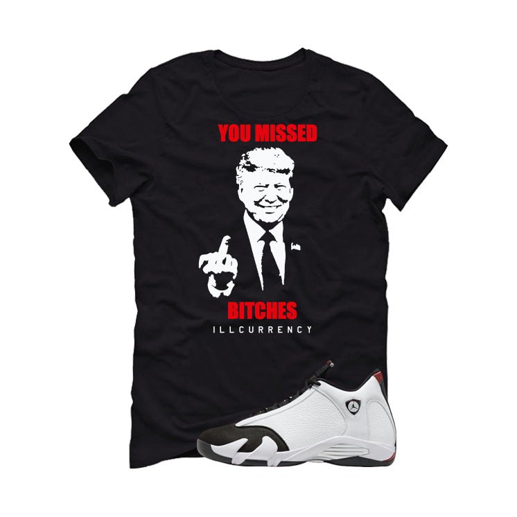 Air Jordan 14 Black Toe T-Shirt (Trump you missed) product image 2