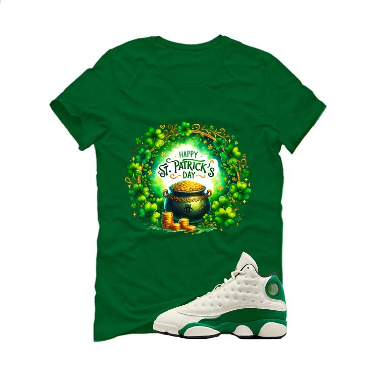 Air Jordan 13 GS Pine Green T-Shirt (Happy St. Patty's product image 2