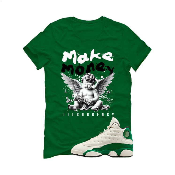 Air Jordan 13 GS Pine Green T-Shirt (Make Money) product image 2