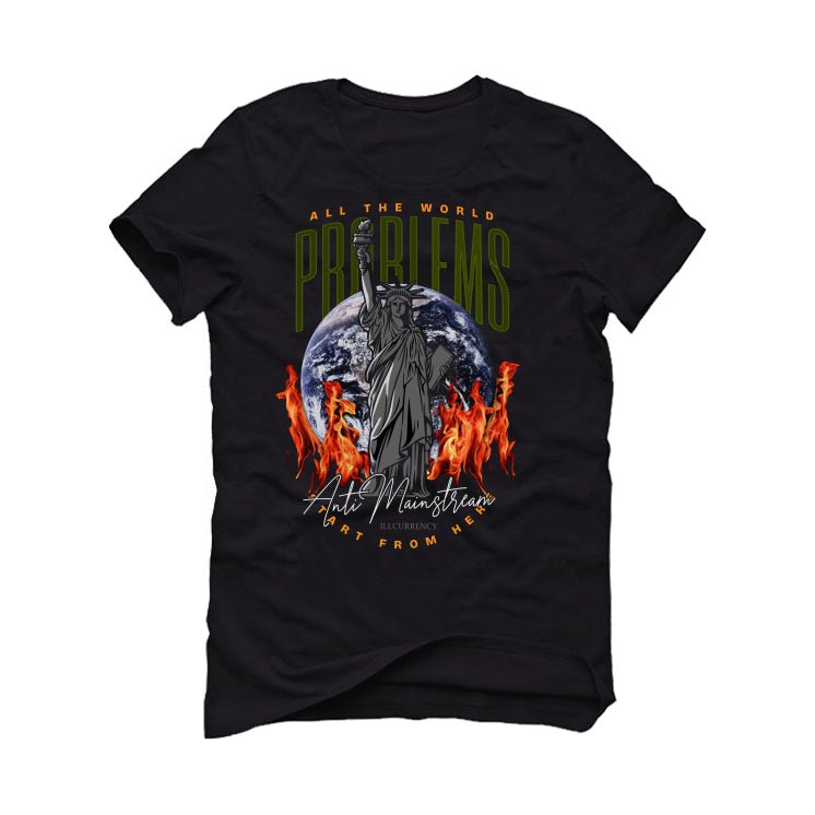 Air Jordan 5 “Olive” | illcurrency Black T-Shirt product image 2