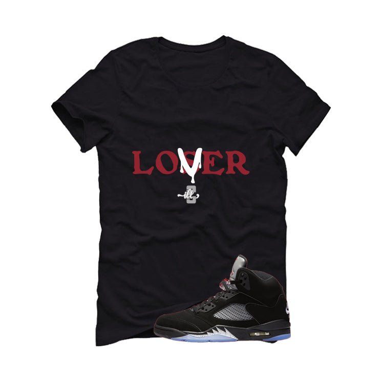 Air Jordan 5 Black Metallic Reimagined T-Shirt (Loser) product image 2