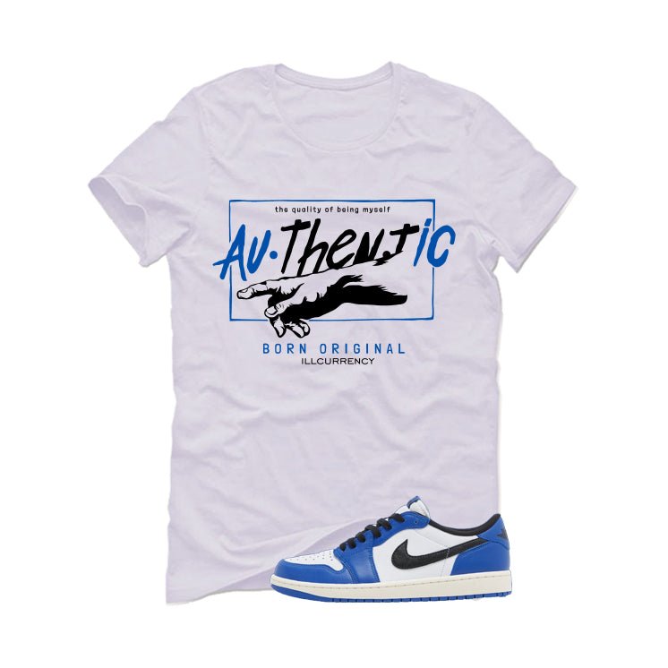 Air Jordan 1 Low OG Game Royal White T-Shirt (Authentic) product image 2