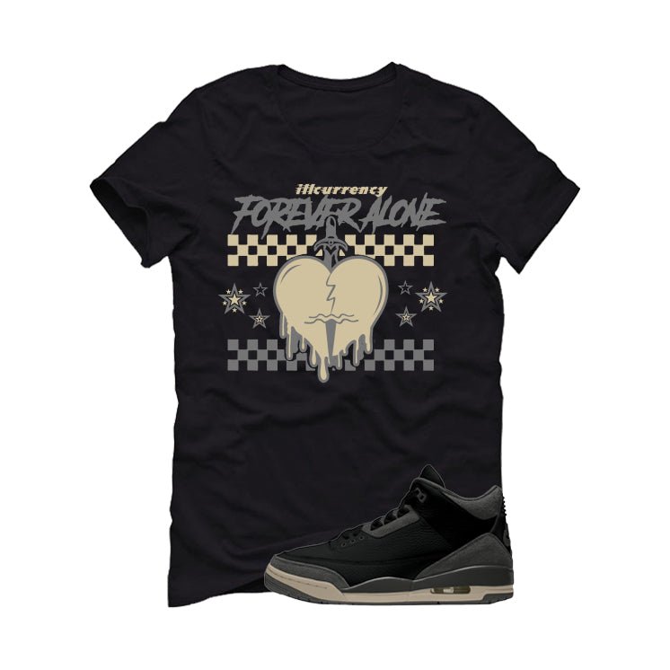 A Ma Maniere x Air Jordan 3 Black T-Shirt (Forever Alone) product image 2