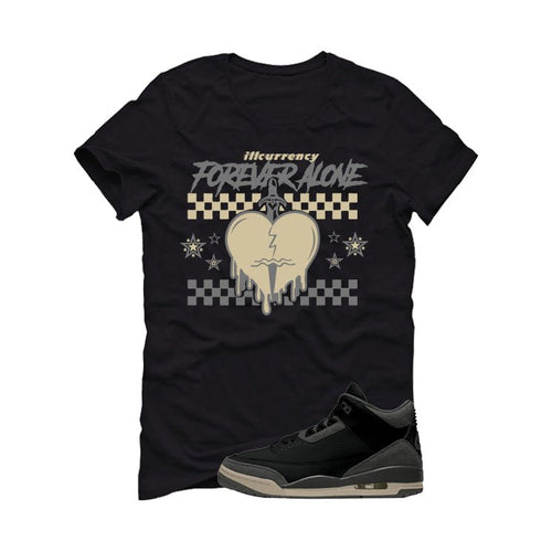 A Ma Maniere x Air Jordan 3 Black T-Shirt (Forever Alone) product image 2