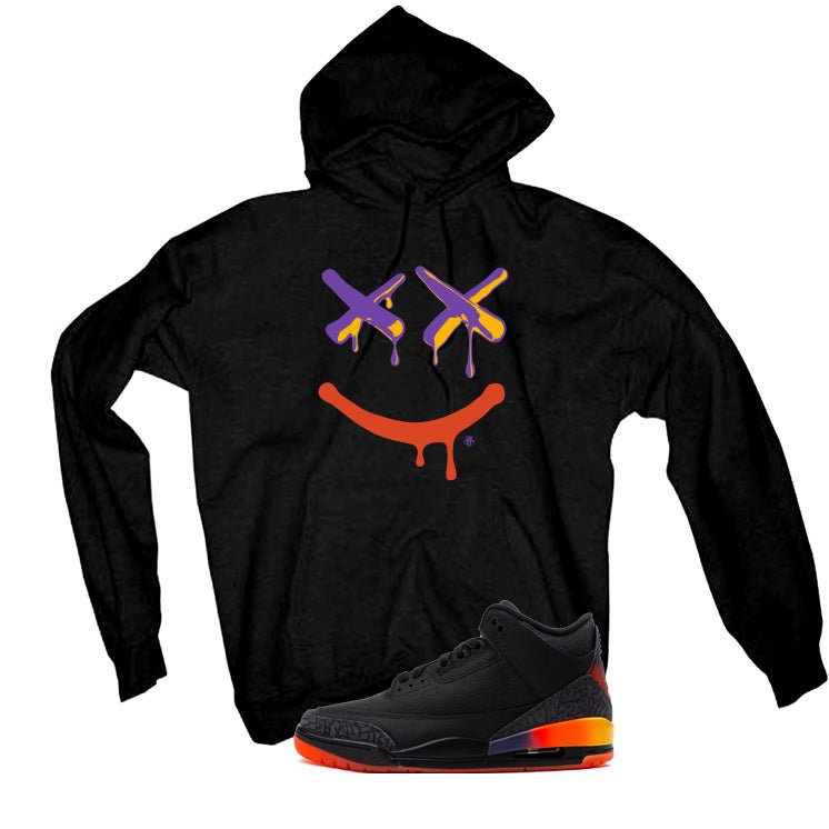 J Balvin x Air Jordan 3 Rio Black T-Shirt (Happy Drip) product image 3