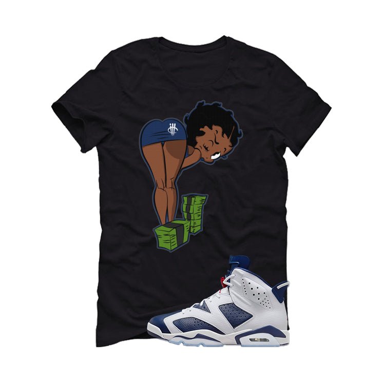 Air Jordan 6 Olympic Black T-Shirt (BOO)| illcurrency product image 2
