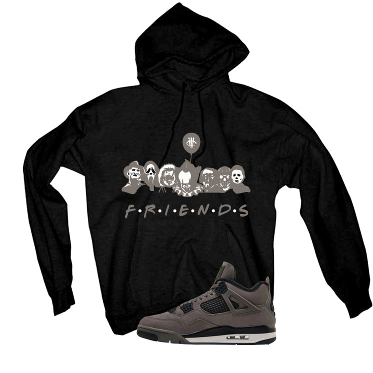 Air Jordan 4 Cave Stone Black T-Shirt (Friends)| illcurrency product image 3