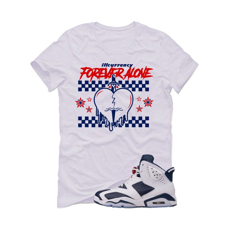 Air Jordan 6 Olympic White T-Shirt (Forever Alone) product image 2