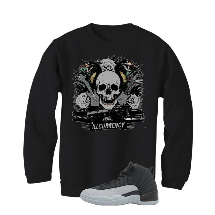 Air Jordan 12 Black/Wolf Grey Black T-Shirt (Vintage product image 4