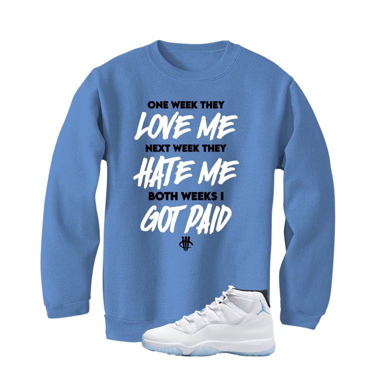 Air Jordan 11 Legend Blue Carolina T-Shirt (Paid) product image 4