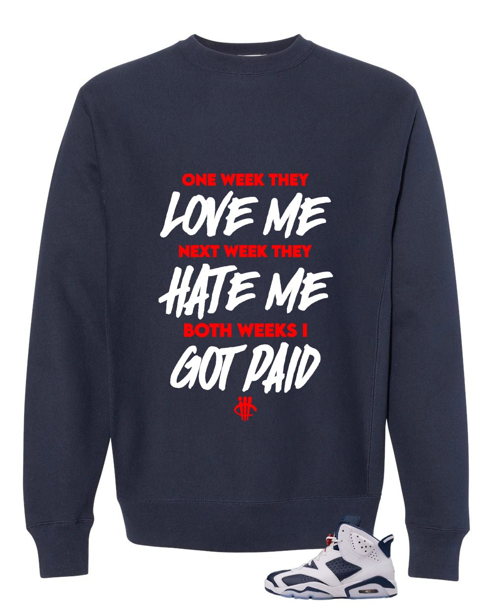 Air Jordan 6 Olympic | illcrrency Navy Blue T-Shirt (Paid) product image 4