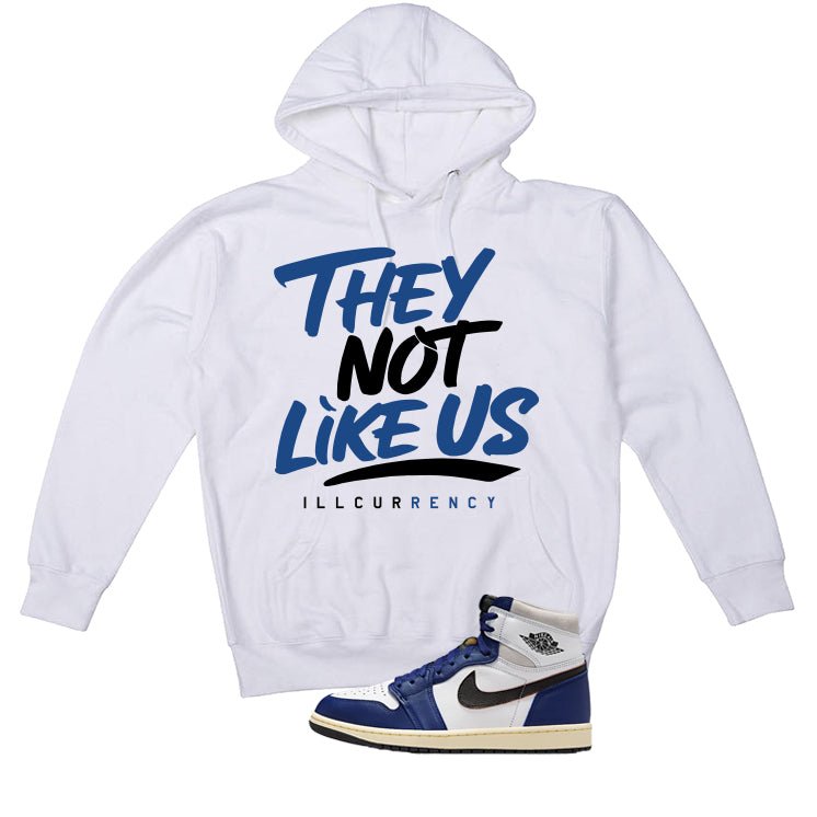 Air Jordan 1 Rare Deep Royal Blue White T-Shirt (They not product image 3