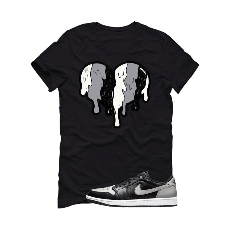 Air Jordan 1 Low OG Shadow Black T-Shirt (Heart) product image 2
