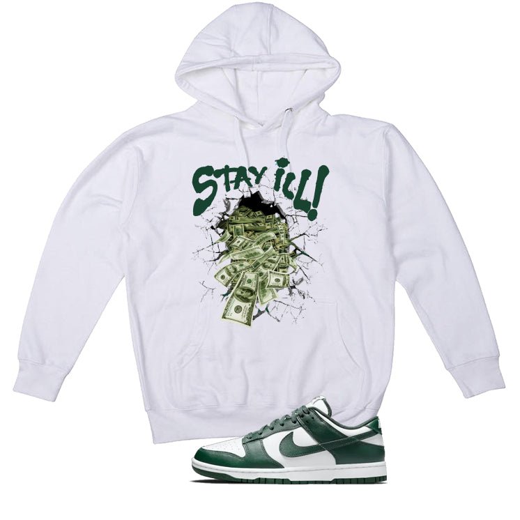 Nike Dunk Low Michigan State White T-Shirt (Stay ill) product image 2