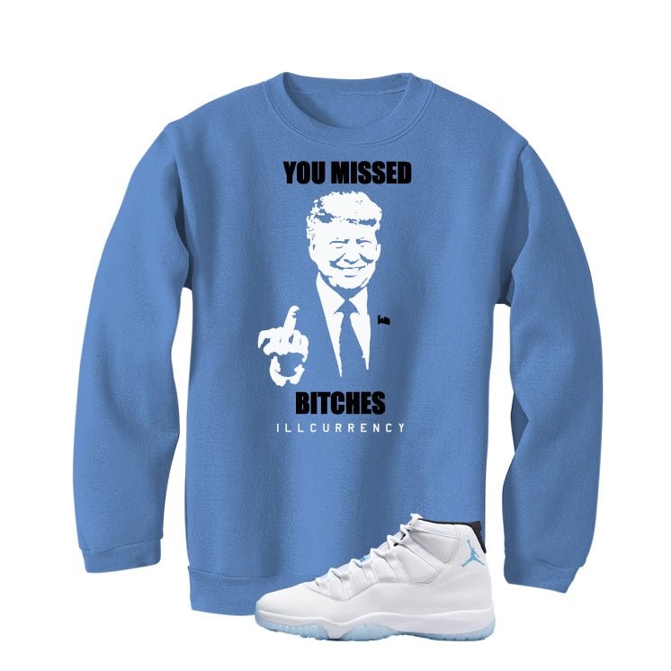 Air Jordan 11 Legend Blue Carolina T-Shirt (Trump you product image 4