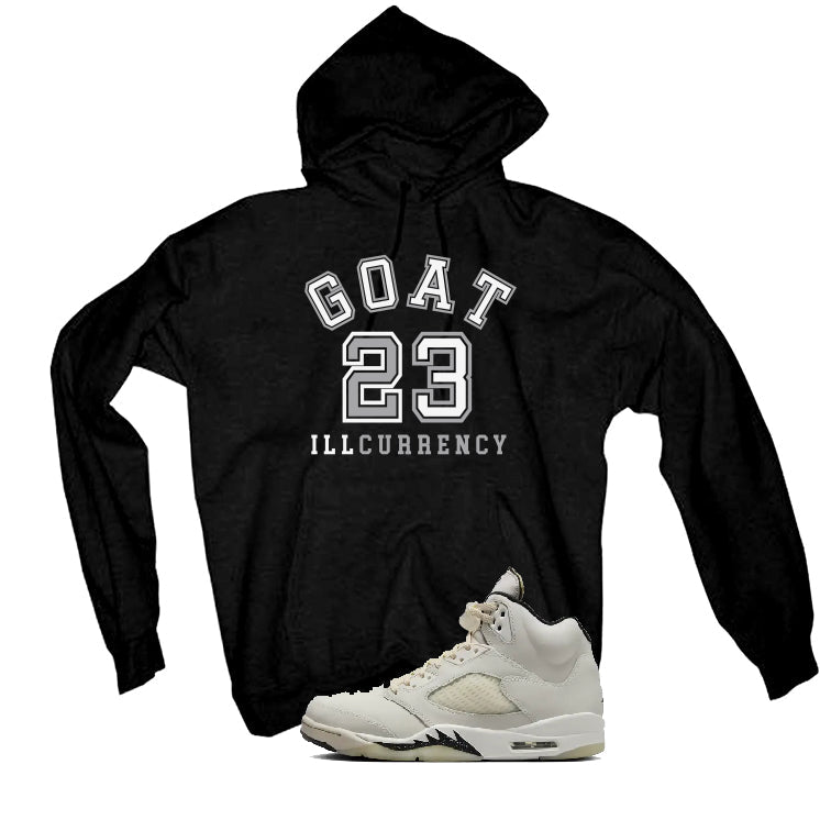 Air Jordan 5 SE “Sail” | illcurrency Black T-Shirt (GOAT 23) product image 3