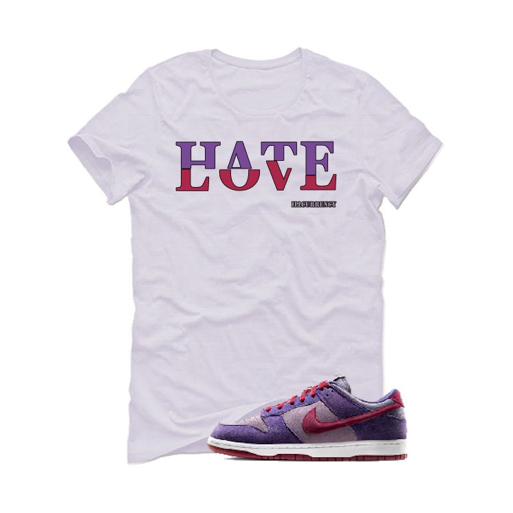 Nike Dunk Low “Plum” | illcurrency White T-Shirt product image 2