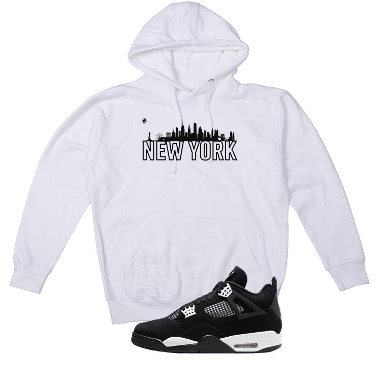 Air Jordan 4 White Thunder T-Shirt (New York)| illcurrency product image 3