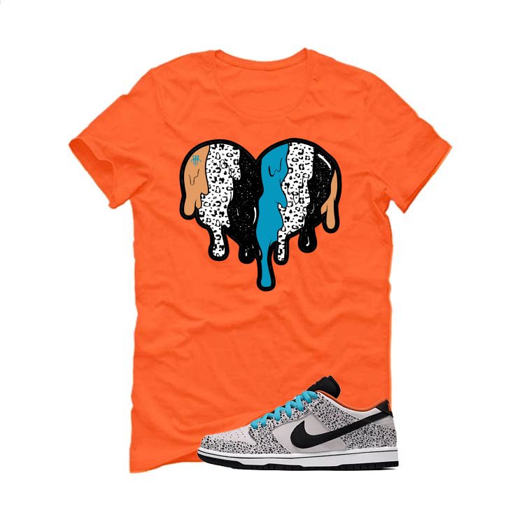 Nike SB Dunk Low Safari Olympics Orange T-Shirt (HEART) product image 2