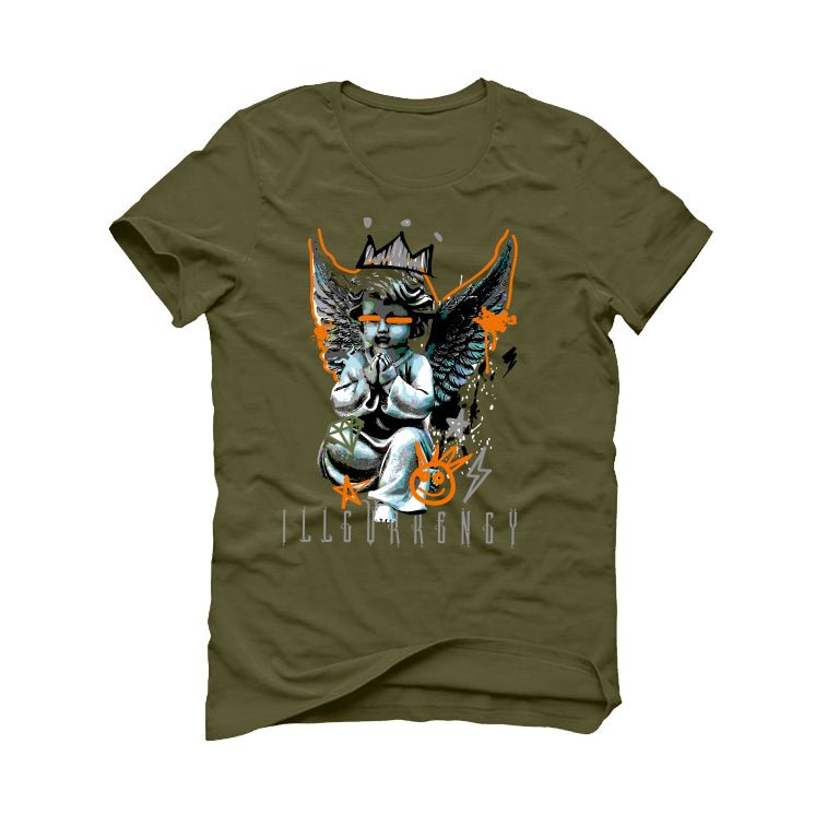 Air Jordan 5 “Olive” | illcurrency Military Green T-Shirt product image 2